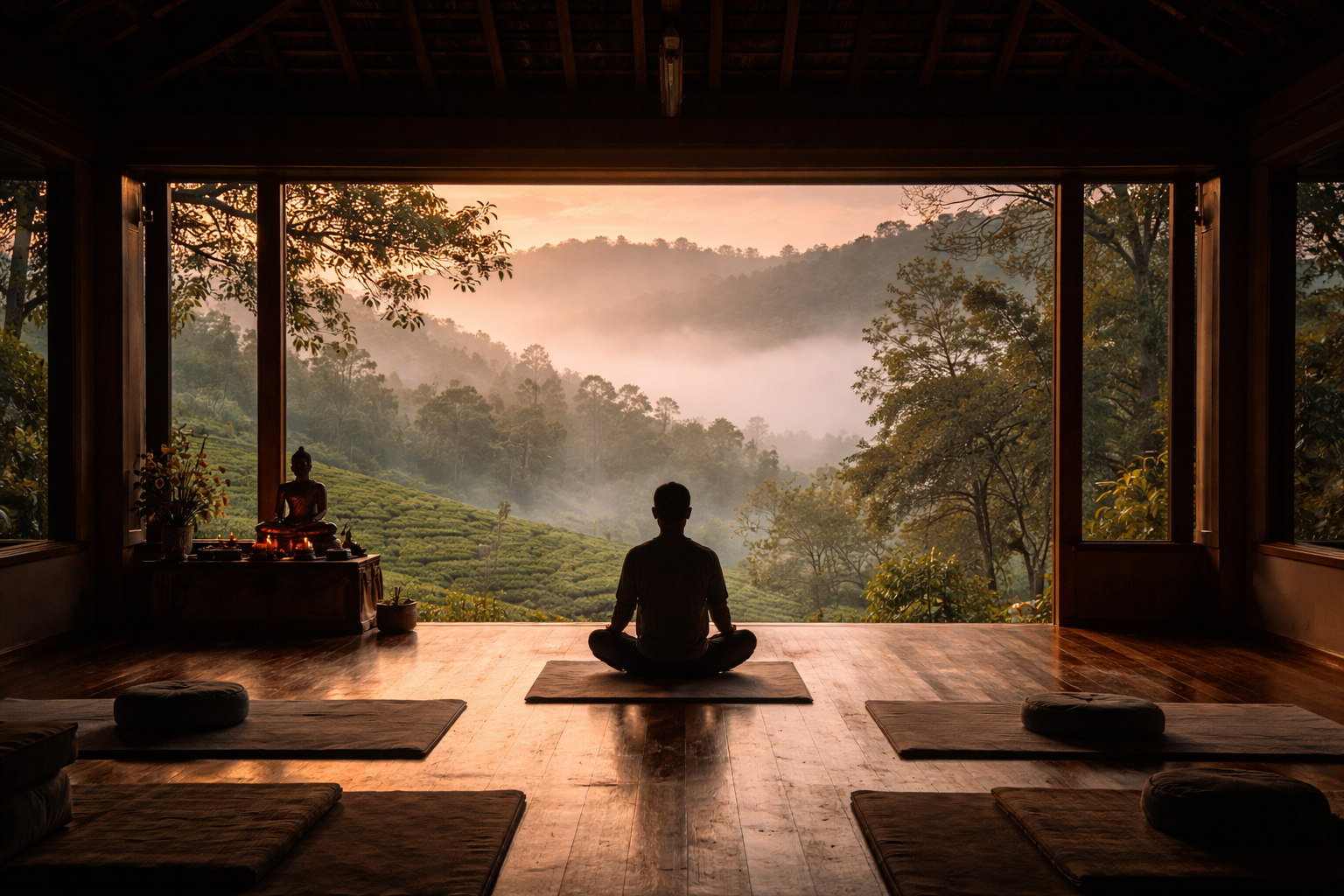 Sit Where Monks Have Sat for Twenty-Three Centuries